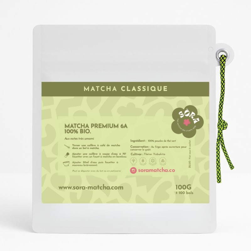 Matcha Premium BIO 6A - L'essentiel